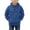Navy, variant on Boys Quarter Zip Trendy Hoodie Casual Long Sleeve Front Pocket Warm Kids Fall Pullover Sweatshirt Brown 5-14