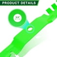 thumbnail image 3 of 3 Pack Toothed Mulching Lawn Mower Blade Replaces OEM M113517 M115495 Compatible with 48 inch Deck John Dee re SCO tts 325 F510 GT242 GX345 Lawn Mower, 3 of 7