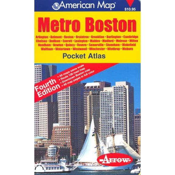 Pre-Owned Boston Ma Pocket Atlas (Paperback) 1557511896 9781557511898