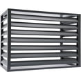 thumbnail image 4 of Air Conditioner Fence Panels AC Fence 4 Panels Outdoor Privacy Fence Covers, Condenser Protective Cover,Aluminum Alloy AC Privacy Screen Perfect to Trash Can Enclose Pool Equipment and A/C Units, 4 of 18