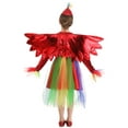 thumbnail image 4 of Girl's Tropical Parrot Dress Costume, 4 of 6