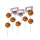 thumbnail image 2 of 24 Pcs Cake Decorating Basketball Party Supplies Cupcake Topper Cake Decorations, 2 of 3