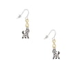thumbnail image 2 of Delight Jewelry Silvertone Small Mustang - Mascot Gold Tone Infinity French Earrings, 2 of 4