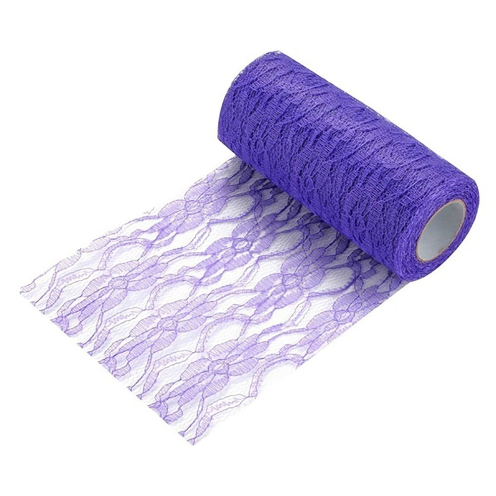 Flmtop Rouleau de Tulle en Dentelle pour Jupe Tutu DIY Décoration de Table de Mariage