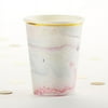32 Pcs Natural Marbleized Look Paper Cups | Kate Aspen, Disposable Drinkware Party Favor, Perfect for Parties, Birthdays, Weddings, Bridal Showers, Baby Showers, Anniversaries & More