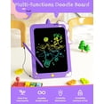 thumbnail image 3 of Bravokids LCD Writing Tablet for Kids, 8.5" Doodle Board with Lock Function, Erasable, Portable Toy Gifts for 3 4 5 6 Years, 3 of 7