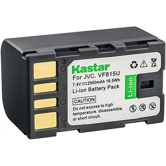 Kastar BN-VF815 Battery 1-Pack Replacement for JVC BN-VF808 BN-VF808U BN-VF815 BN-VF815U BN-VF823 BN-VF823U BN-VF915 BN-VF915U BN-VF923 BN-VF923U Battery, JVC GZ-MS130AUS GZ-MS130B Camera