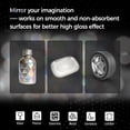 thumbnail image 5 of Pagather 3 Colors Chrome Paint Markers, Light, Black and Laser Silver Permanent Mirror Liquid Chrome Pens for Plastic, Metal, Model, Jewelry, Wheel Painting, Touch Up & Repair Kit, DIY Art Projects, 5 of 8
