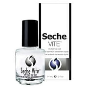 2 BOTTLES Seche Vite Dry Fast Top Coat .5 oz PROFESSIONAL Clear High Gloss 83005