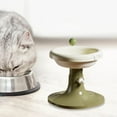 thumbnail image 6 of Mornei Elevated Cat Bowl Cat Feeding Bowl Cute Easy to Clean Neck Protection Kitty Bowl lemon matcha, 6 of 9