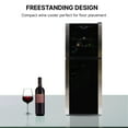 thumbnail image 3 of Koolatron 45 Bottle Dual Zone Wine Cooler Freestanding Wine Fridge, 3 of 13