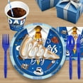thumbnail image 3 of HOWAF 161pcs Happy Father's Day Tableware Set, I Love You Dad Dinnerware for Father's Day Party Supplies, Father Day Plates and Napkins Knife Forks Spoons for 20 Guests, 3 of 7