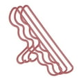 thumbnail image 3 of Percha de ropa con muescas, antideslizante, gruesa, para el hogar, para sábanas, color rojo, 3 unidades, 3 of 12