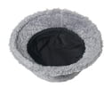 thumbnail image 4 of CoCopeaunts White Bucket Hat for Men Solid Color Lamb Plush Fisherman Hat Soft Comfortable Foldable Bucket Caps for Unisex, 4 of 8