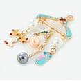 thumbnail image 3 of Broches para mujer, lindo muñeco de nieve navideño, colgante de perla, broche, pin, insignia, broche con personalidad, 3 of 4