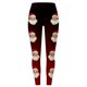thumbnail image 3 of MKLEKYY Leggings deportivos para mujer, leggings de entrenamiento, pantalones con estampado navideño de bloques de color, leggings elásticos suaves 2504, 3 of 4