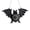 Hanging Black Bat #B, variant on Woven Bat Candle Holder Halloween Home Decor Tabletop Centerpiece Decorative Ornament for Seasonal Party Indoor Atmospheric Lighting, 1Pack Bat Candle Holder #A