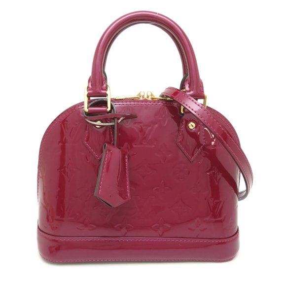 Pre-Owned Louis Vuitton Alma BB Women's Handbag M50565 (Discontinued) Monogram Vernis Purple
