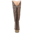 thumbnail image 3 of Womens Comfort Wide Calf Faux Leather Knee-high Boot, 3 of 8