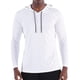 thumbnail image 1 of Camisa de hombre de manga larga Protección solar SPF 50+ Protección UV Top Color sólido Casual Sudadera con capucha deportiva, 1 of 2