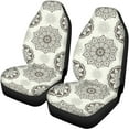 thumbnail image 5 of Pzuqiu Boho Mandala Car Seat Covers Sets 4Pcs Front Seat Protector Carseat Rear Split Bench Cover Universal Vehicle Seat Protector Fit Most Car, Truck, Suv, or Van, 5 of 7