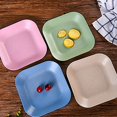 thumbnail image 2 of Wheat Straw Breakfast Tray Environmental Protection, Unbreakable Lightweight Dinner Dishes for Restaurant, Microwave Dishwasher Safe Tray, 2 of 6