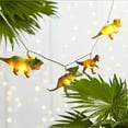 thumbnail image 5 of EWASWON Christmas Dinosaur String Lights, 1.5m 10 LED Multicolor Battery-Operated, Ki-ds Room Decor, Birthday Party Ambient Lights, Plastic Waterproof, 5 of 7