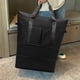thumbnail image 5 of Gran bolso de viaje, bolso de gimnasio expandible, bolsas de mano para mujeres con manga para carrito, bolsillo mojado, bolsas de viaje, viaje, negro, 5 of 8