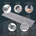 thumbnail image 5 of MBIGM Carpet Stair Treads Non-Slip for Indoor Steps, Soft Plush Polyester Stair Runners, Light Gray, 4 Pack, 5 of 10
