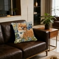 thumbnail image 6 of Virelaxpo Fun Pets Faux Embroidery Pillow Cover 45x45cm, Decorative Cushion Cover for Sofa Bed Living Room Home Decor with Cute Animal Theme Designs, 6 of 6