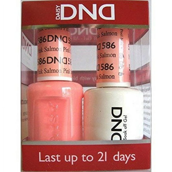 DND Nail Polish Gel & Matching Lacquer Set (587 - Peach Cream)
