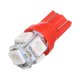 thumbnail image 5 of DC12V 1W 5 LED Bombilla de coche Paquete de 10 T10 Base Socket Holder Luz roja, 5 of 8