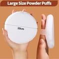 thumbnail image 2 of Powder Puff, Ultra Soft Washable Large Round Velour Powder Puff Loose Powder Puff, 2 of 5