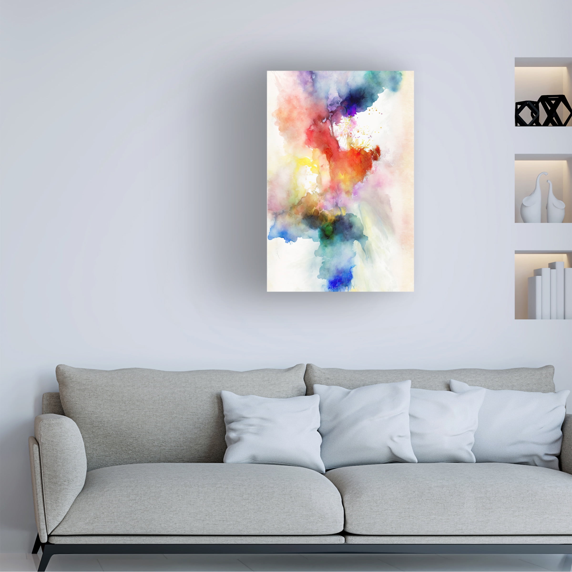 Mauro 'Smoking Glass' Canvas Art