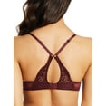 thumbnail image 2 of Maidenform Pure Comfort® Lace Push-Up Wireless Bra Rich Maroon L Women's, 2 of 2