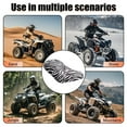 thumbnail image 5 of Uorisanigo ATV Seat Cover, Waterproof Zebra Stripes Four Wheeler Seat Cover with Elastic Band, Universal Fits Polaris Sportsman Polaris Scrambler Honda Rancher, Breathable Padded Protector, 5 of 7