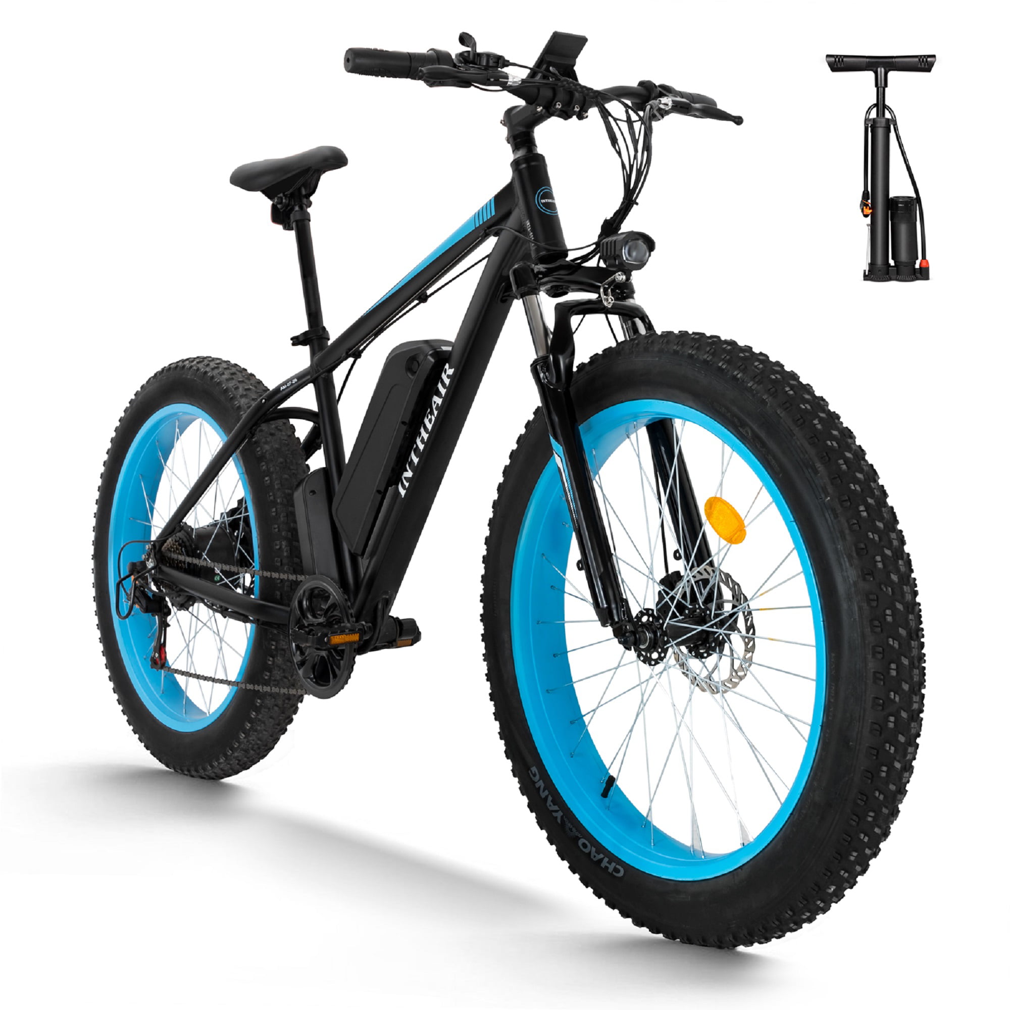 26" 350W Fat Tire Electric Bicycle Bike Ebike Mountain Beach w/Lithium Battery 
