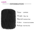 thumbnail image 5 of Extensiones de cabello sintético a granel Afro Kinky, rastas, cabello brasileño Remy, trenzas de ganchillo, 1 paquete de 50 g/pc para mujeres, 5 of 5