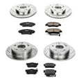 thumbnail image 3 of PowerStop Front and Rear Z23 Evolution Sport Carbon-Fiber Ceramic Brake Pad and Drilled & Slotted Rotor Kit Fits: ACURA HONDA Select Models K2387, 3 of 10