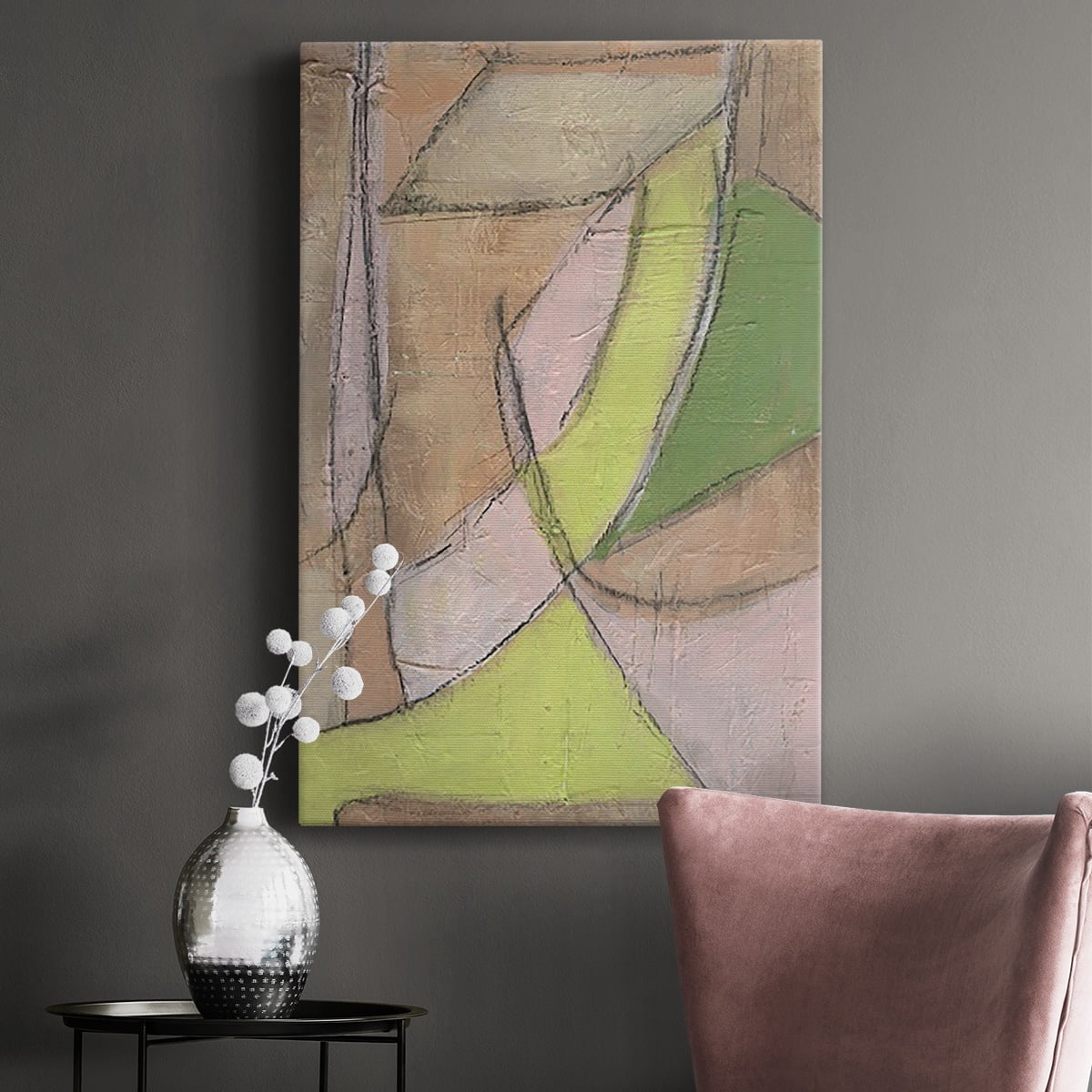 Many Layers II Premium Gallery Wrapped Canvas - Ready to Hang