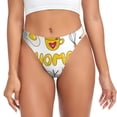 thumbnail image 1 of Fotbe Home Cooking Tanga Sin Costuras para Mujer con Estampado – Panties Invisibles, Transpirables y Cómodos para Uso Diario-X-Large, 1 of 6