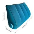 thumbnail image 6 of fuxzkrlz Inflatable Cushion Pillow Lightweight Portable Triangular Wedge Pillow with Dual Inflation Mode Built-in Pump Posture Support, 6 of 7