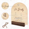 thumbnail image 3 of Baby Reveal Wooden Sign, Pregnancy Announcement for Dad, Hi Daddy Pregnancy Test Keepsake, Daddy-to-Be Gift, Pregnancy Reveal for Husband, 3 of 5