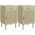 thumbnail image 1 of HOMCOM Ensemble de 2 Tables de Chevet avec Tiroir de Rangement pour Chambre et Salon, 1 of 10