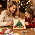 thumbnail image 4 of Kingfansion Fabric Art Kit, DIY 3D Christmas Fabric Poke Art Kit for Adults, Premium No-Sew Mosaic Wall Art & Craft Kits with Frame & Tools, Relaxing Handmade Art Project Gifts for Beginner, 4 of 6