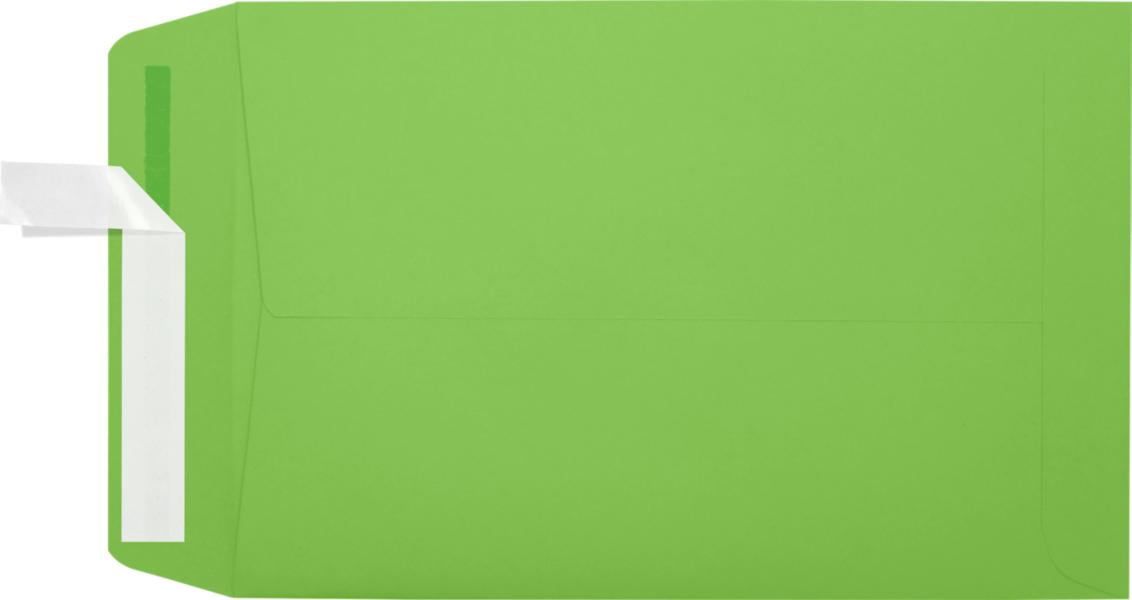 LUXPaper 6 x 9 Open End Envelopes, Limelight, 50/Pack