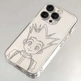 thumbnail image 3 of Funda de teléfono de Anime Black hunter× Hunter, cubierta transparente para iPhone 16, 15, 14, 13, 12, 11, Mini Pro Max, X, XR, XSMax, 7, 8 Plus, SE20, 3 of 5