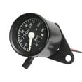 thumbnail image 4 of Motorcycle Mechanical for Double Odometer Tachometer Speedometer Black Dropship, 4 of 9