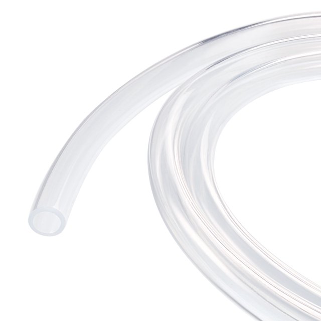 Unique Bargains 10mm ID 13mm OD 2.5m Clear Vinyl Tubing Flexible PVC Hose Plastic Tube