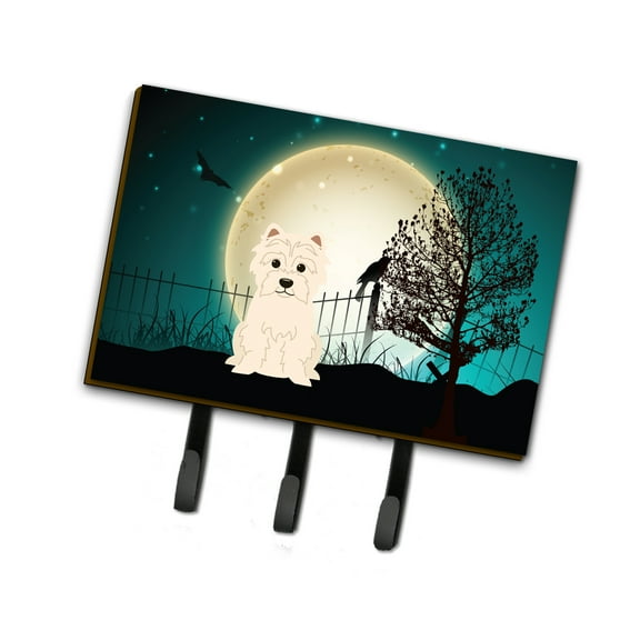 Halloween Scary Westie Leash or Key Holder